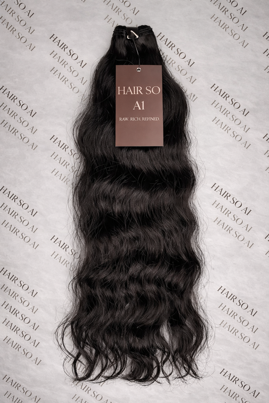 RAW NATURAL WAVY DOUBLE DRAWN