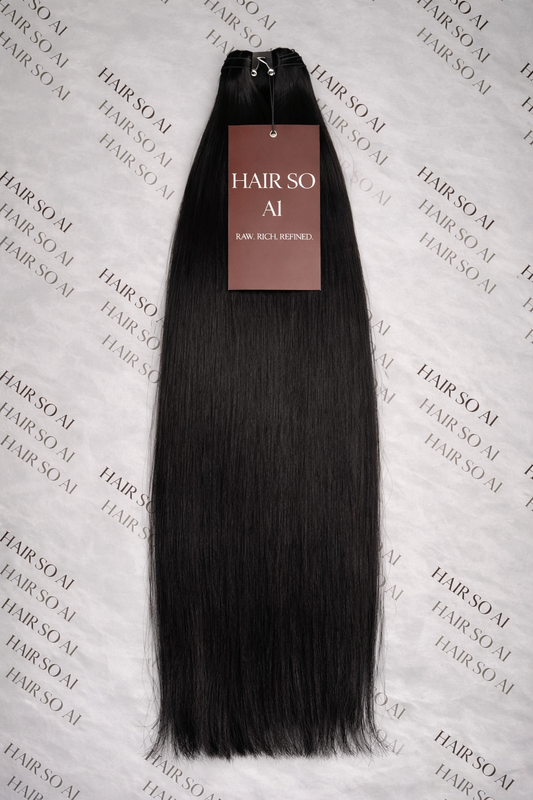 RAW NATURAL STRAIGHT DOUBLE DRAWN